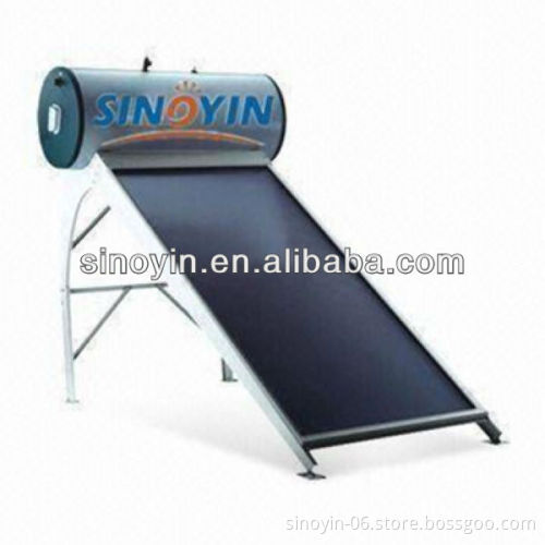 Flat Panel Solar Water Heater System with 150L Capacity
